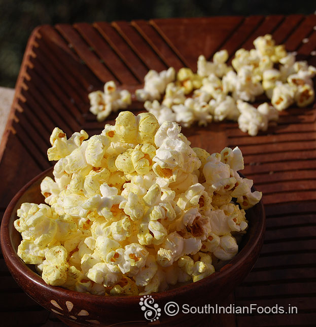 Crispy popcorn