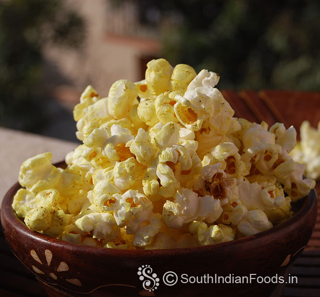 Simple masala popcorn