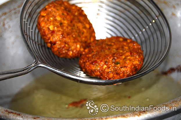 Masala paruppu vadai is ready take it out