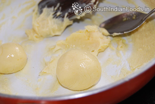 Make equal lemon size balls