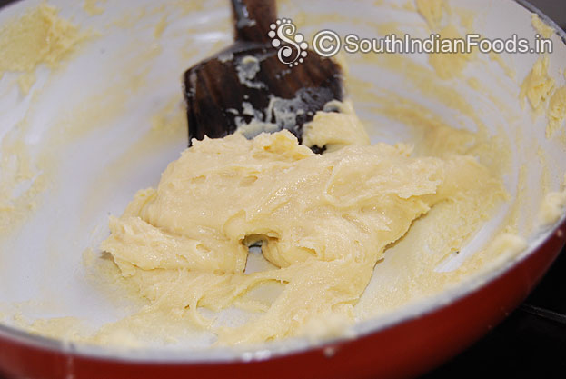 Now the mixture is ready, cut off heat