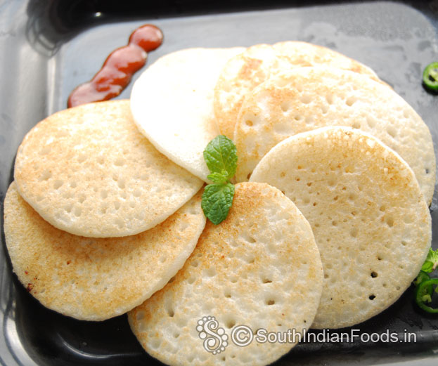 Fermented rice flour, urad dal pancake