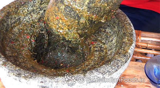 Now its ready, remove it from stone mortar