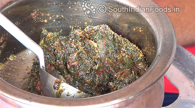 Mint pickle ready, serve hot with rice