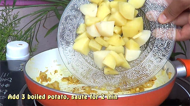 Add boiled potato-3