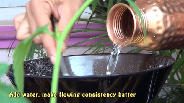 Add water