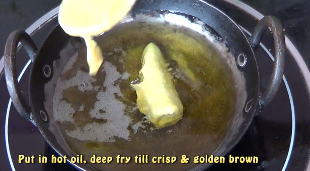 Drop it in oil