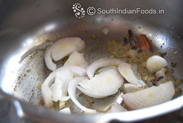 Add onion, saute till light brown