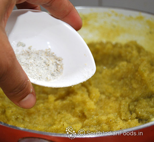 Add cardamom powder