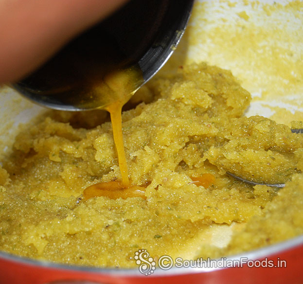 Add ghee