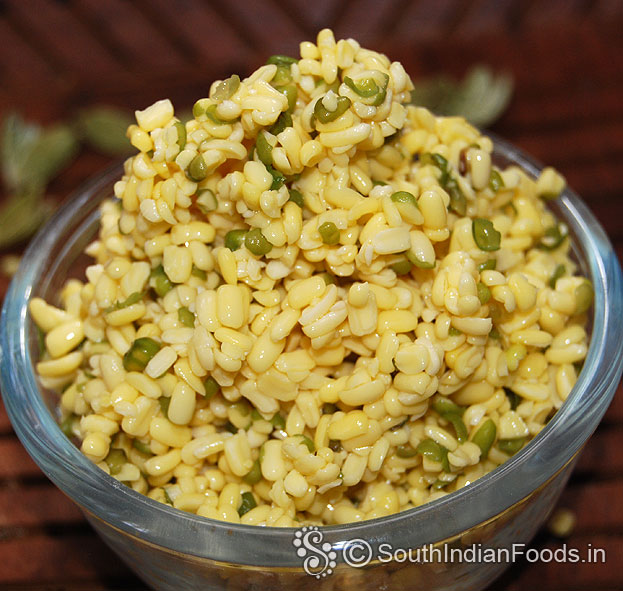 Wash and soak moong dal for 2 hours