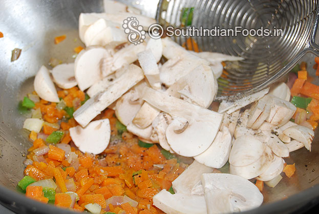 Add mushroom salt and pepper powder