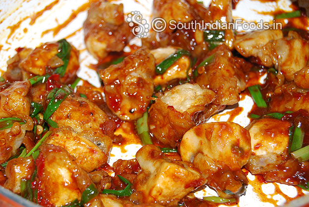 Add fried mushrooms