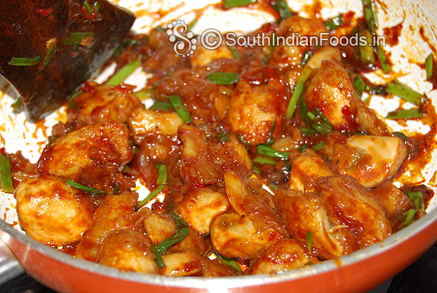 Add pepper powder mix well.