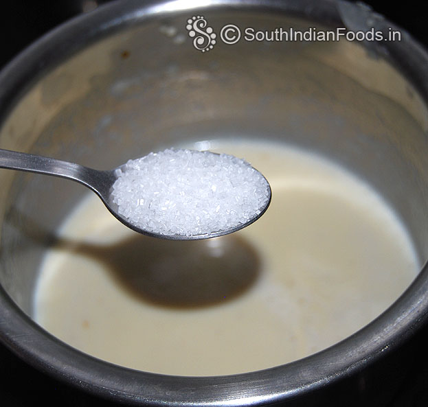 Add sugar