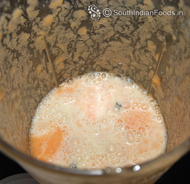 Grind till smooth and frothy