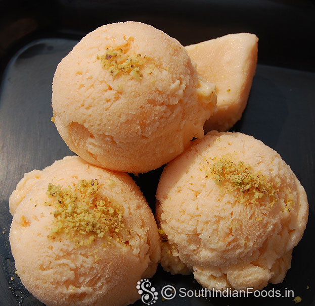 Kirni fruit ice cream