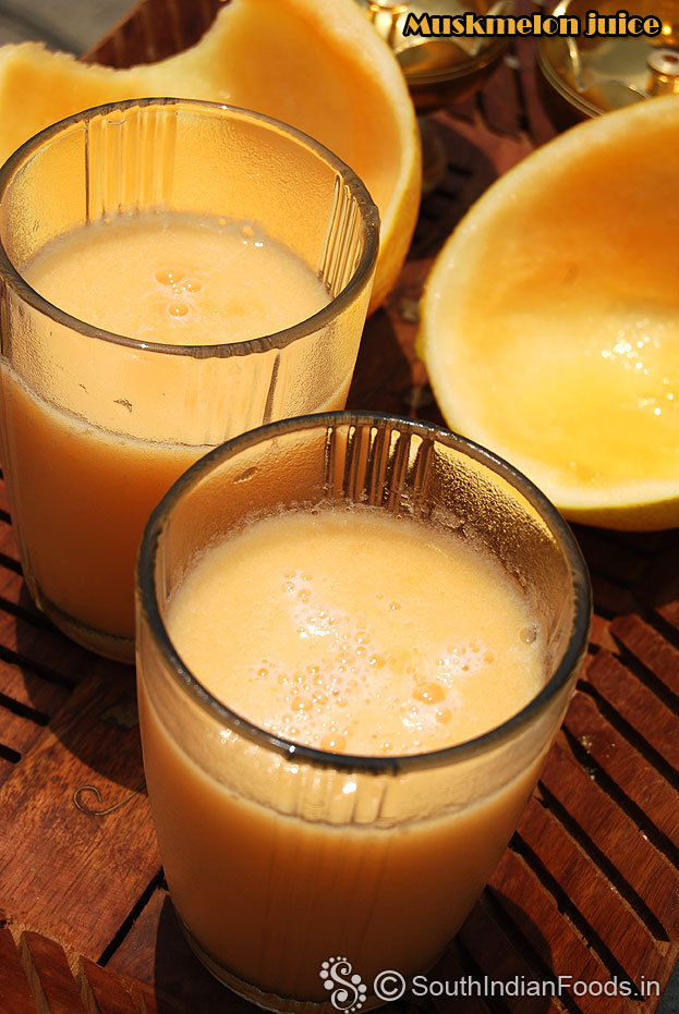 Kirni pazam juice, serve immediately