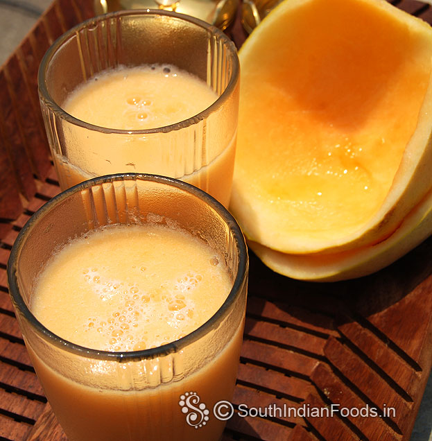 Take half fruit pineapple