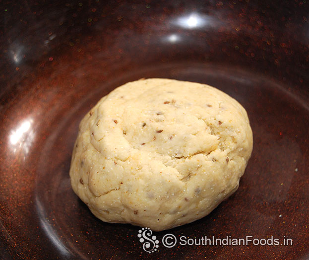 Namak para dough ready, cover lid, leave it for 10 min