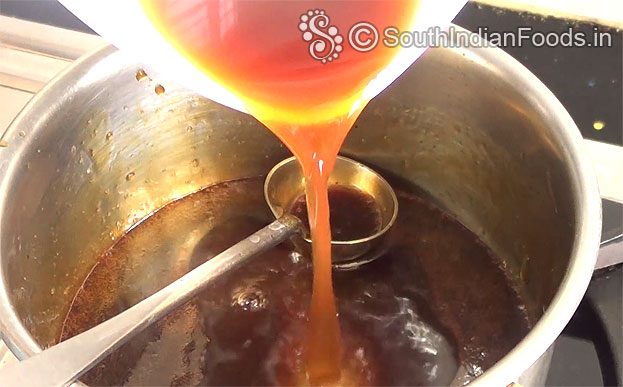 Add Sarsaparilla extract, let it cook for 2 min, then cut off heat