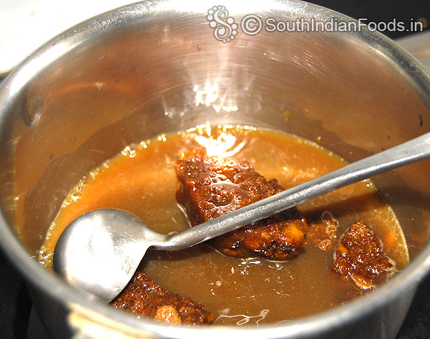 Add jaggey & water, let it boil