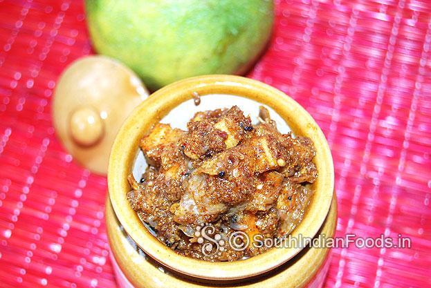 Store it in porcelain jar pour gingelly oil citron pickle is ready to serve.