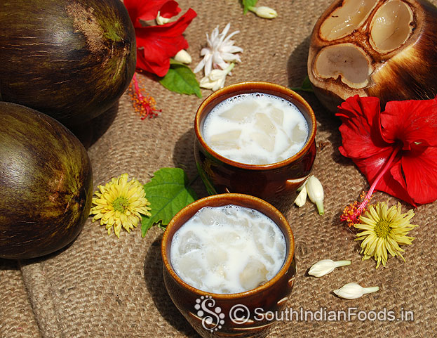 Delicious ice apple kheer