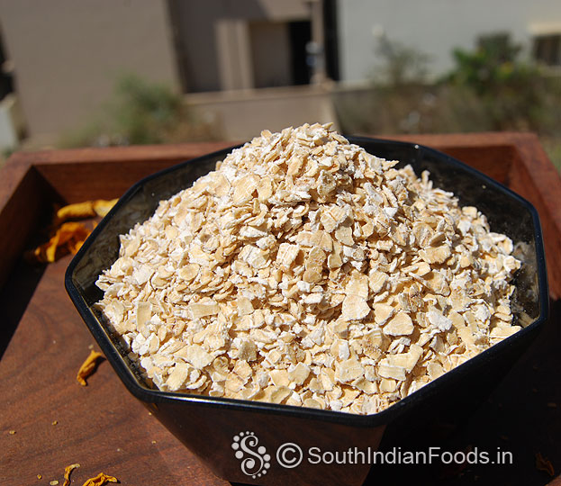 Take 1 cup oats