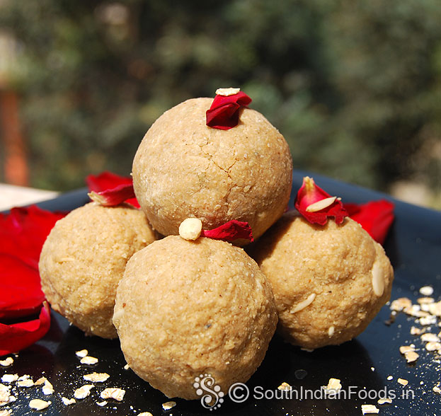 Oats gur ki laddu
