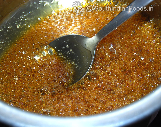 Jaggery syrup ready