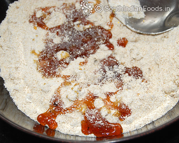 Add jaggery syrup