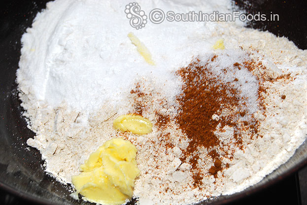 Add butter, salt, asafoetida