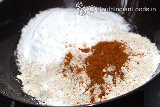 Add red chilli powder