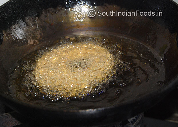 Drop it in hot oil