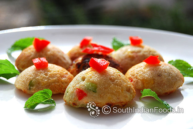 Oats semolina rava paniyaram