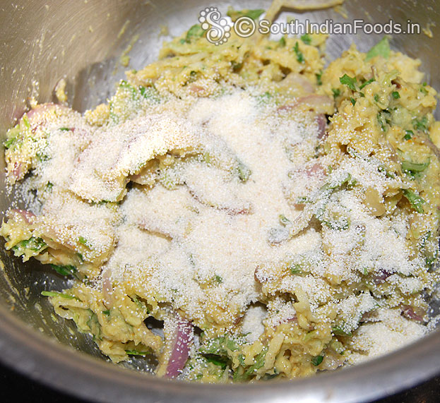 Add rava-semolina