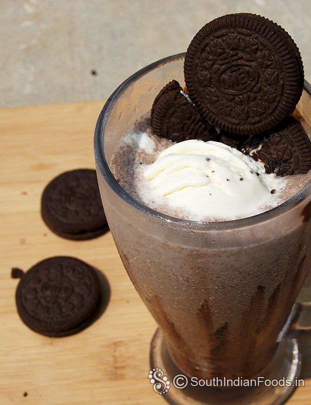 Instant oreo milkshake