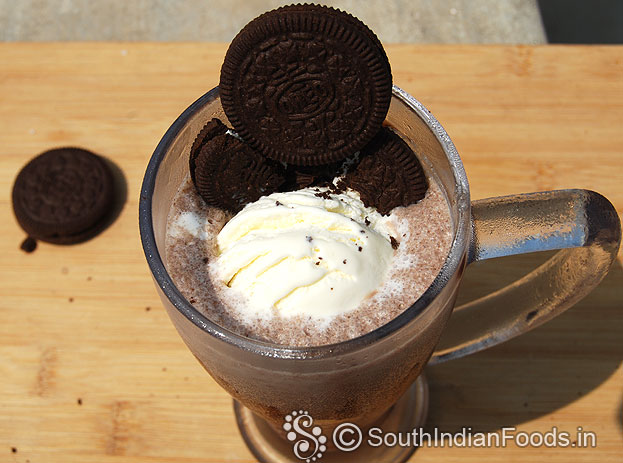 Homemade milkshake for kids