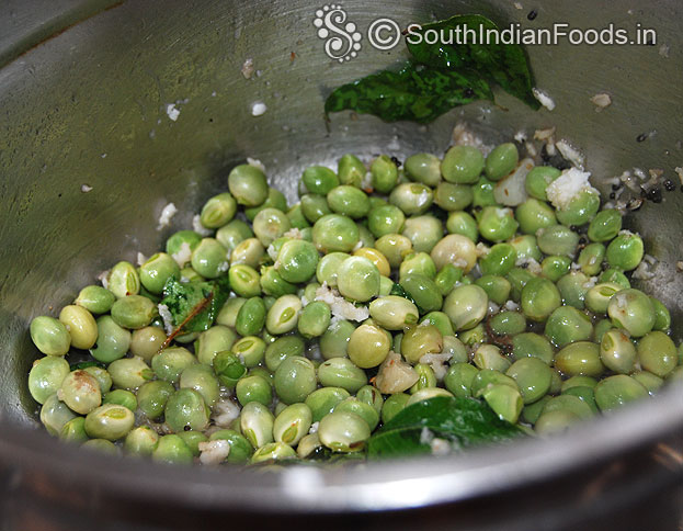/Pachai thuvarai sundal is ready cut off heat
