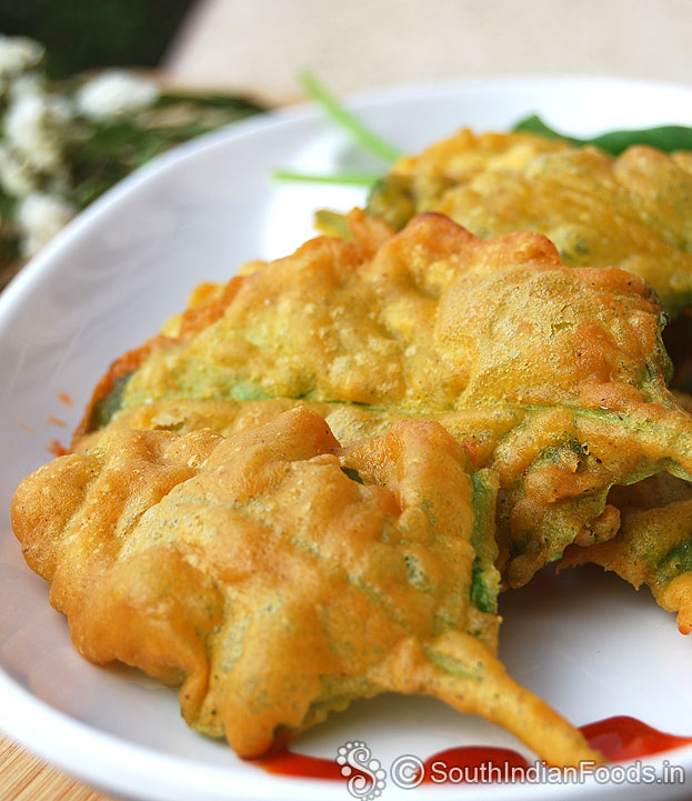 Pasalai keerai pakoda
