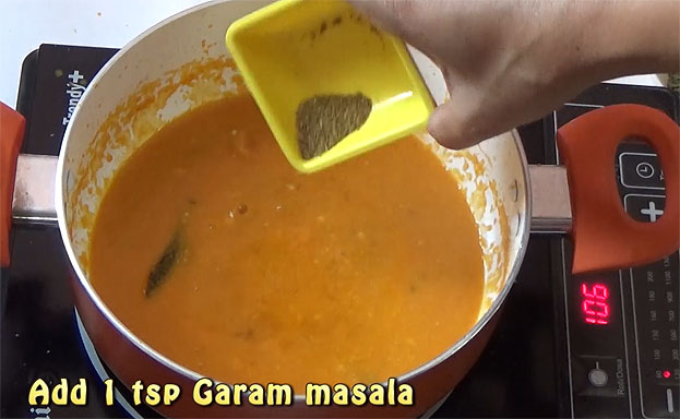 Add garam masala
