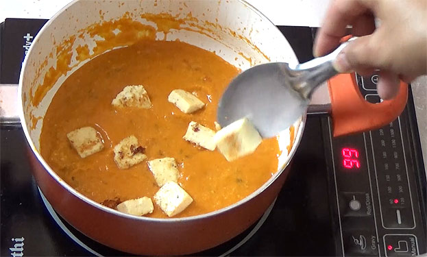 Add sauted paneer