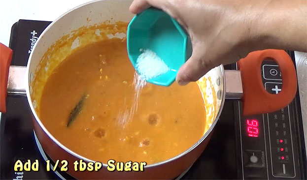 Add sugar