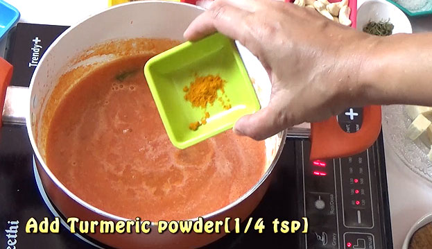 Add turmeric 