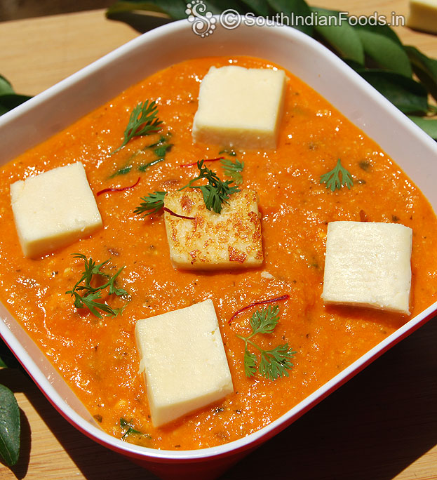 Paneer butter masala-Homemade