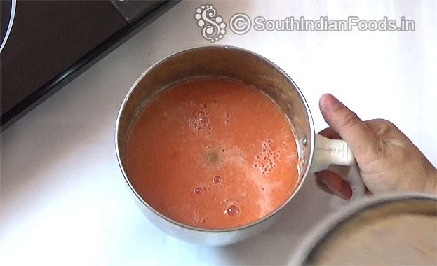 Tomato puree ready