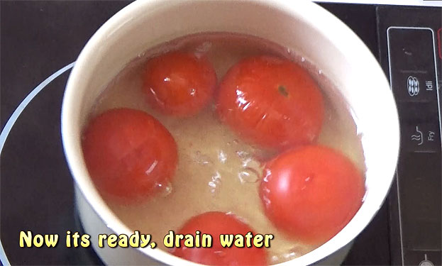 Now its ready, drain water