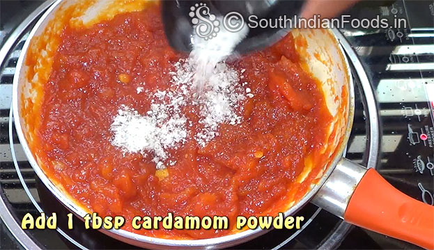 Add cardamom powder
