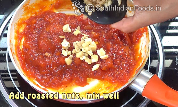 Add roasted nuts